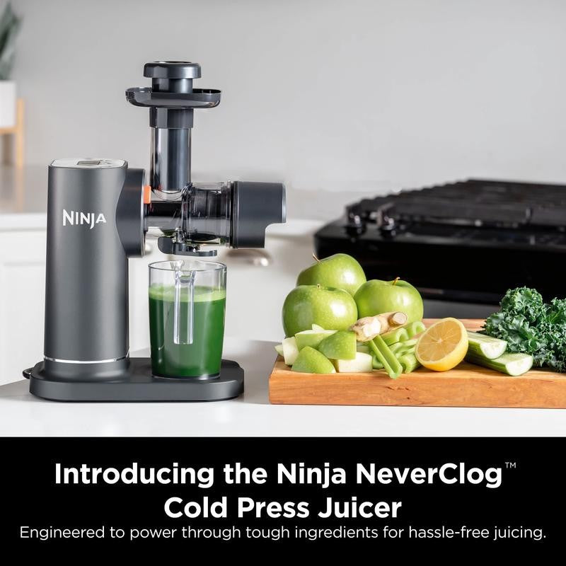 Introducing the NeverClog cold press juicer